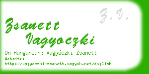 zsanett vagyoczki business card